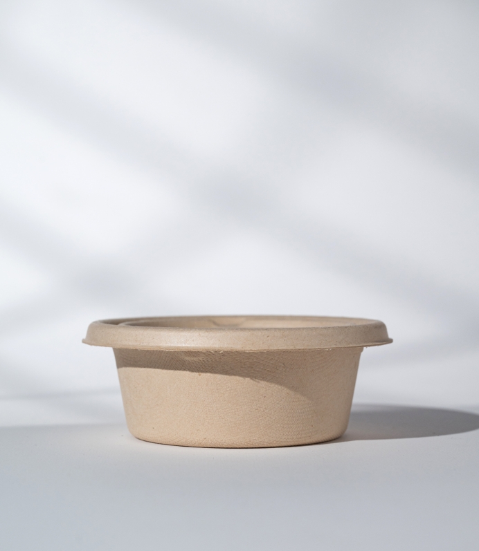 Bowl bio 12oz with sugarcane lid