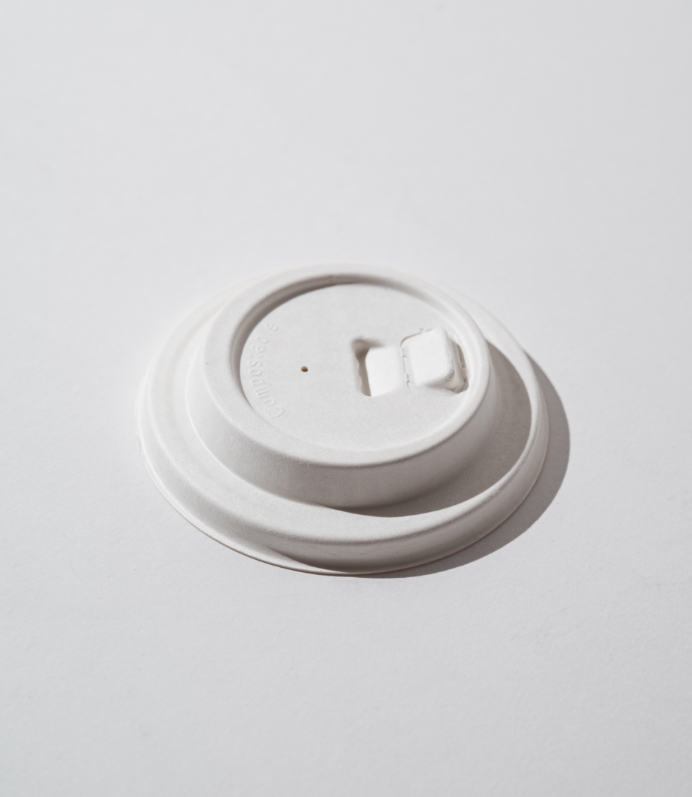 Sugarcane button lid 90 mm